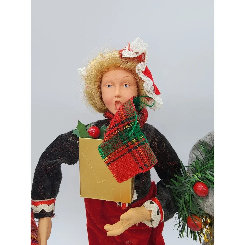 Dennis East International Christmas Morning Carolers Set of 3 Figurines 11 inch